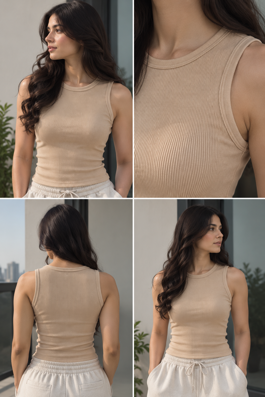 Basic Tank Top (Mocha)