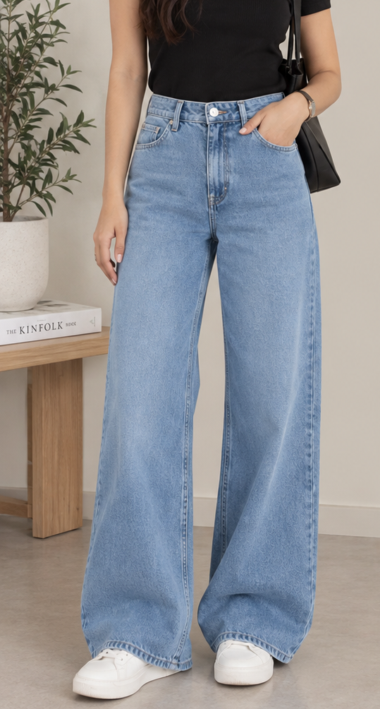 MIDBLUE WIDELEG DENIM