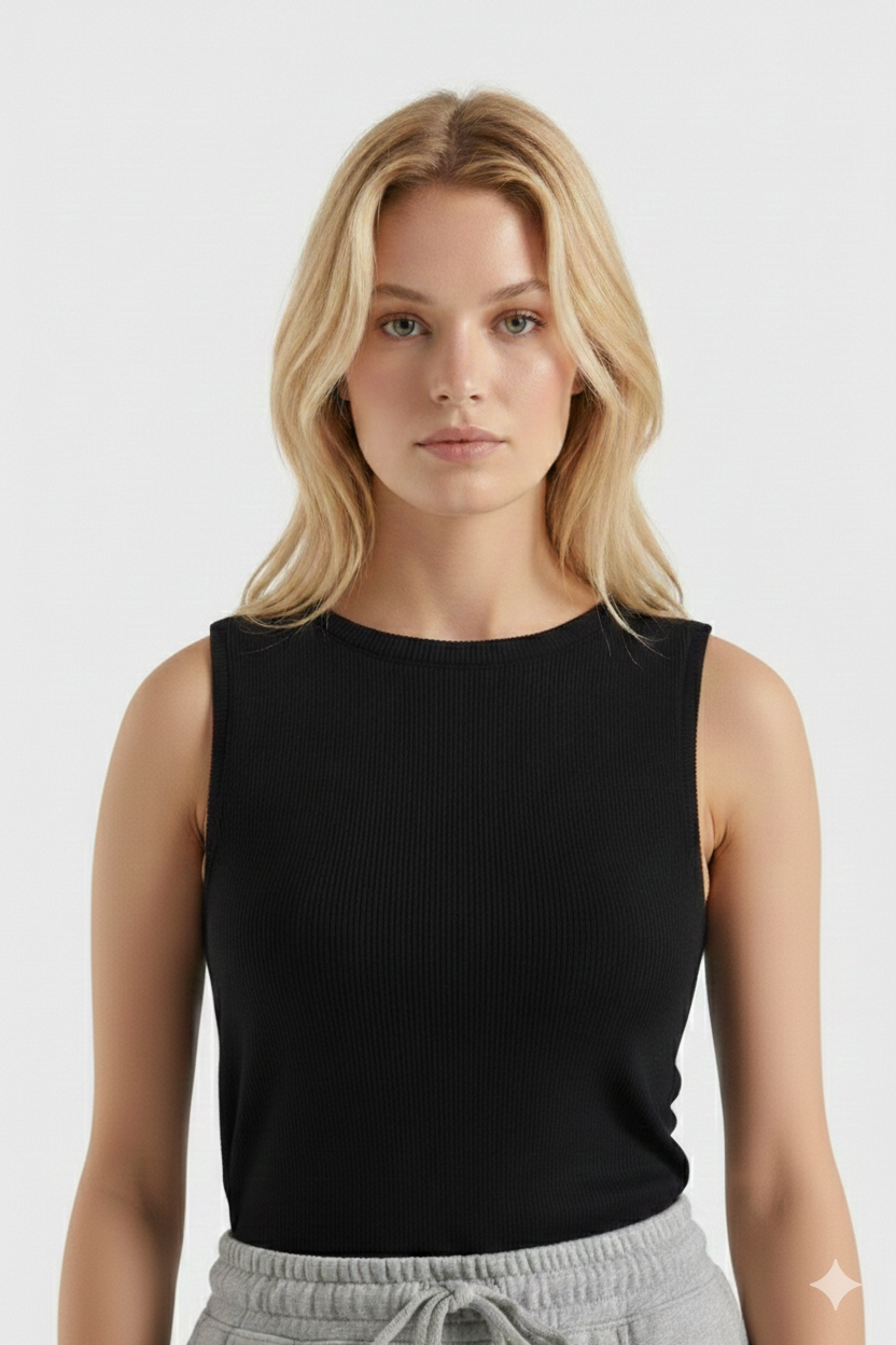 Basic Tank Top (BLACK)