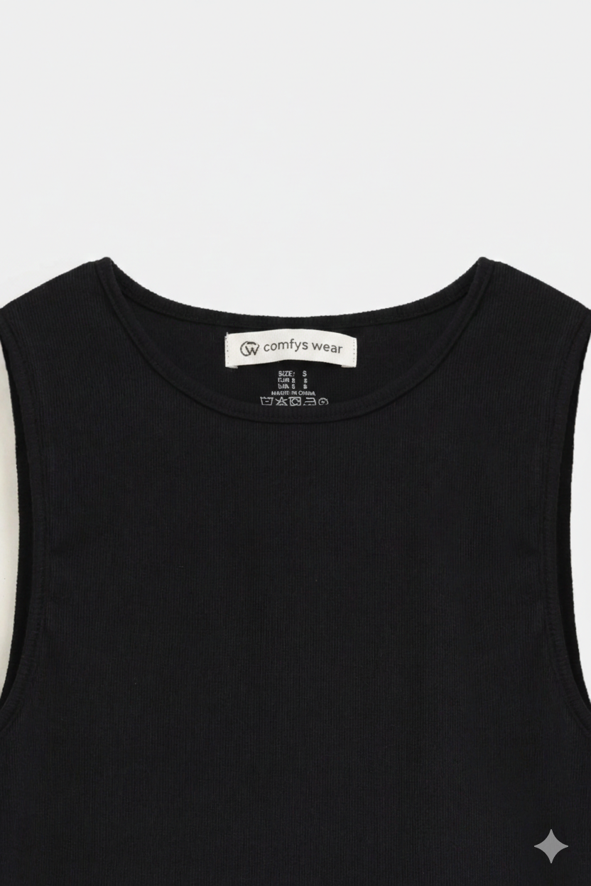 Basic Tank Top (BLACK)