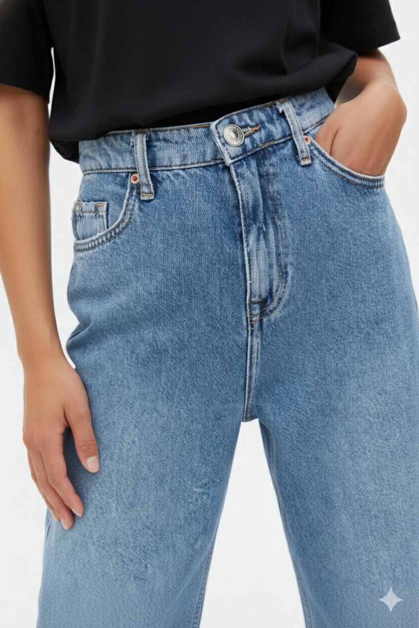 MIDBLUE WIDELEG DENIM