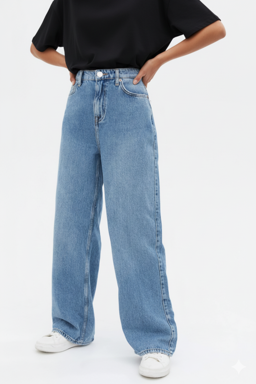 MIDBLUE WIDELEG DENIM