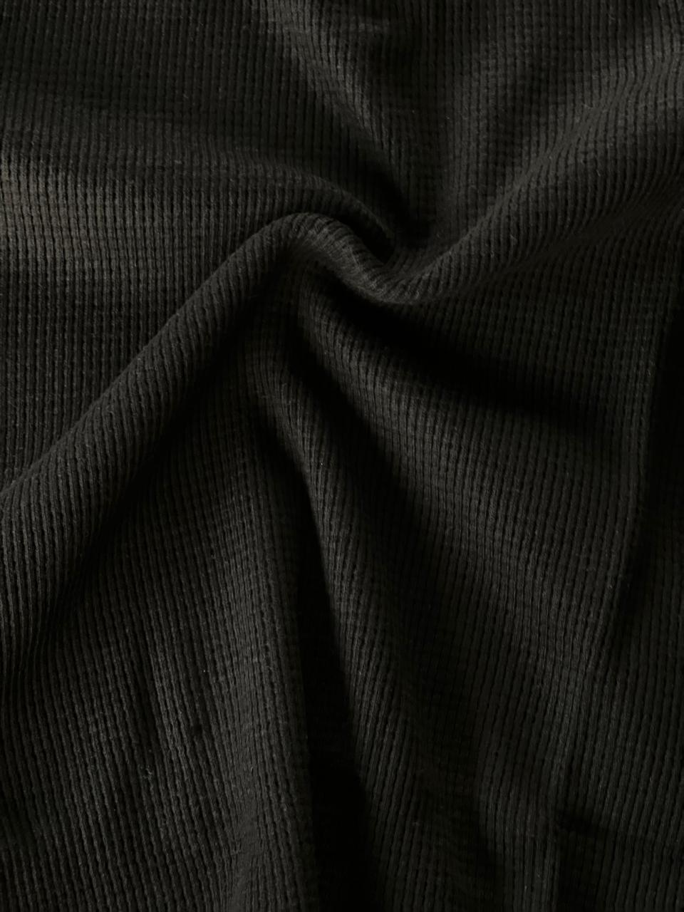 Casual V-Neck Collar Black Top, Slim Fit